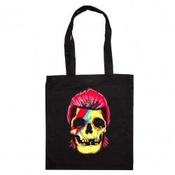 Tote Bag David Bowie Skull