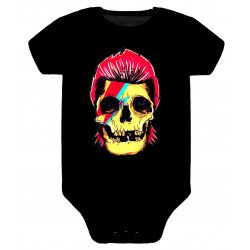 Body para bebé David Bowie Skull