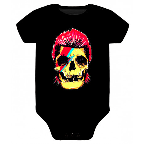 Body para bebé David Bowie Skull