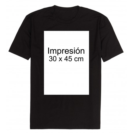 Camiseta personalizada tamaño 30x45 cm