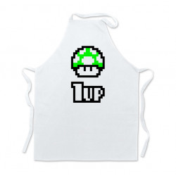 Delantal cocina Mario 1UP