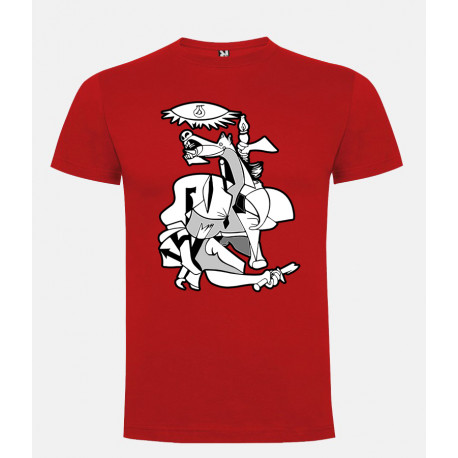 Camiseta Guernica Picasso Rojo