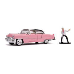 Elvis Presley Vehículo 1/24 Hollywood Rides 1955 Cadillac Fleetwood con Figura