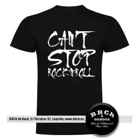 Camiseta Can't Stop Rockandroll