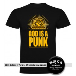 Camiseta God is a Punk